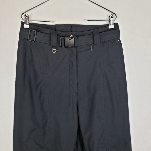 Obermeyer Stilleto Ski Pants Stirrup Insulated Black Stiletto Tall Size 14L Long - Picture 3 of 12